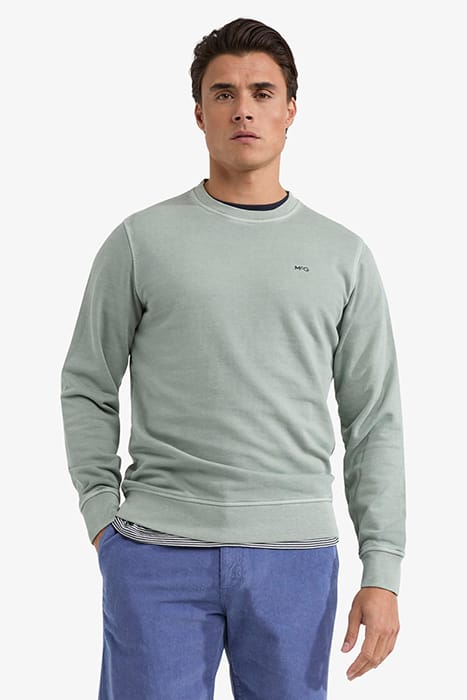 SUMMER CREW SWEATSHIRT ICE GREEN 1