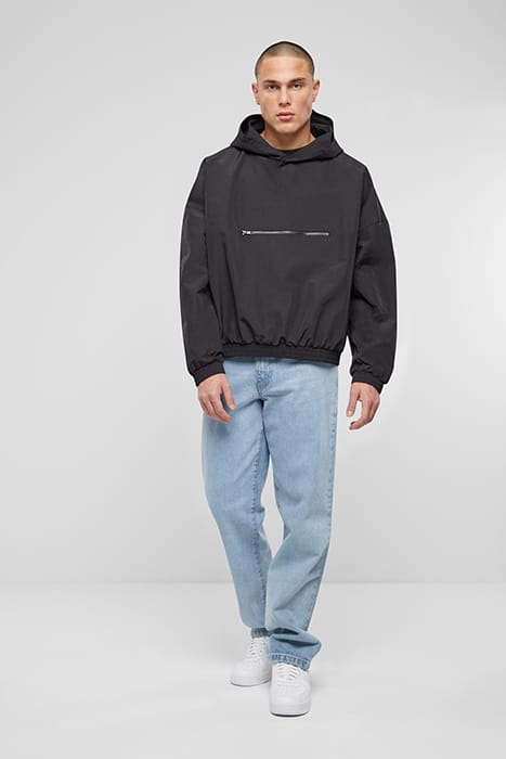 90'S PULL OVER JACKET BLACK 3