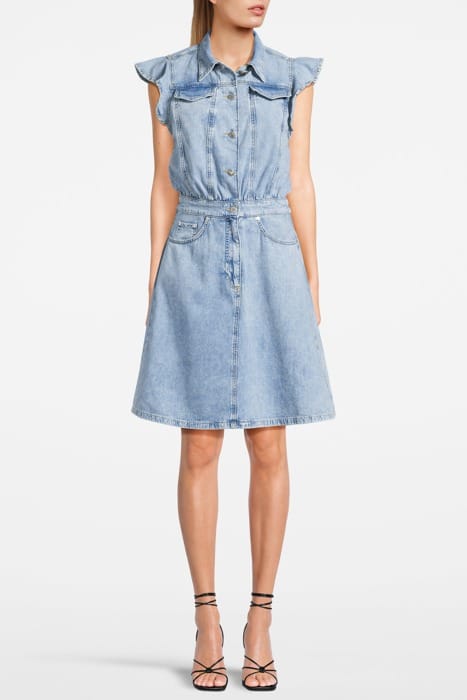 COTTON DRESS BLUE 1