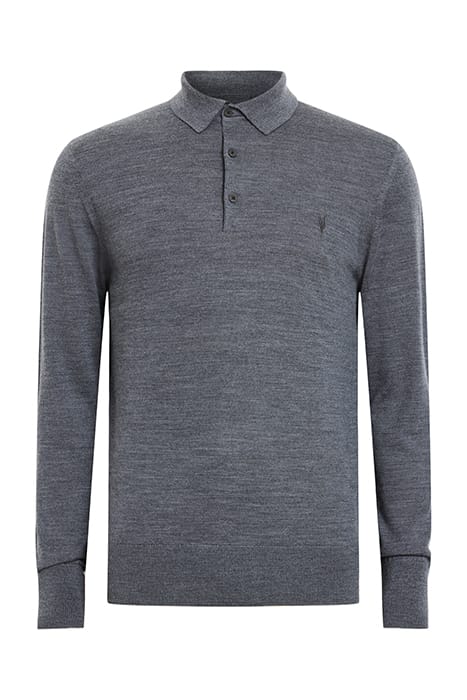 MODE MERINO LS POLO SMITH BLUE 4