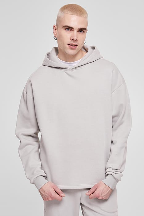 ORGANIC LOOSE HOODY LIGHTASPHALT 1