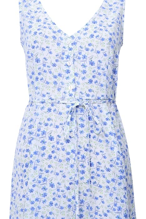 CAMILLE V-NECK SLEEVELESS DRESS SZ18 SUMMER WHITE 3
