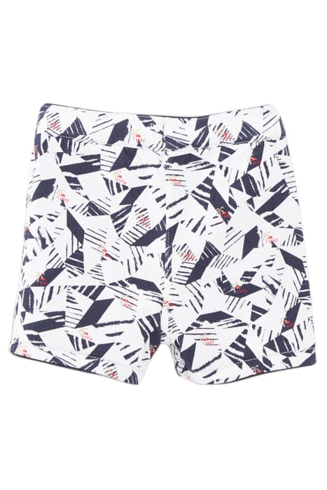 BABY BOYS' NAVY/ORIGAMI PRINT REVERSIBLE SHORTS 4