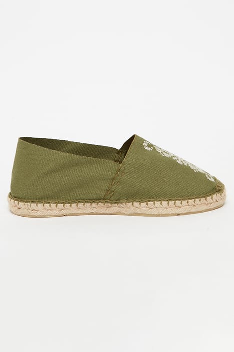 AURIANE ESPADRILLES KHAKI ECRU 1