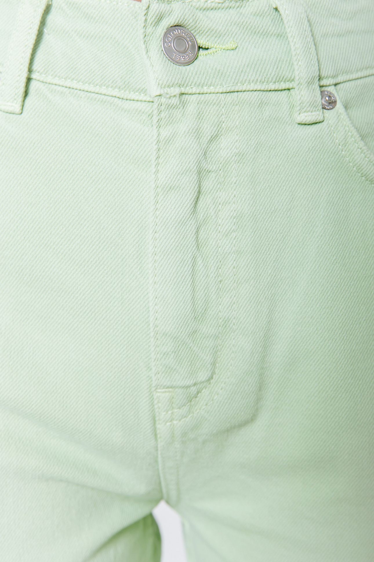 JONES MID RISE STRAIGHT LEG PANTS BRIGHT GREEN 7