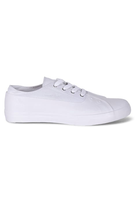 ALEX RUBBER CAN EYELET TRAINER WHITE 1