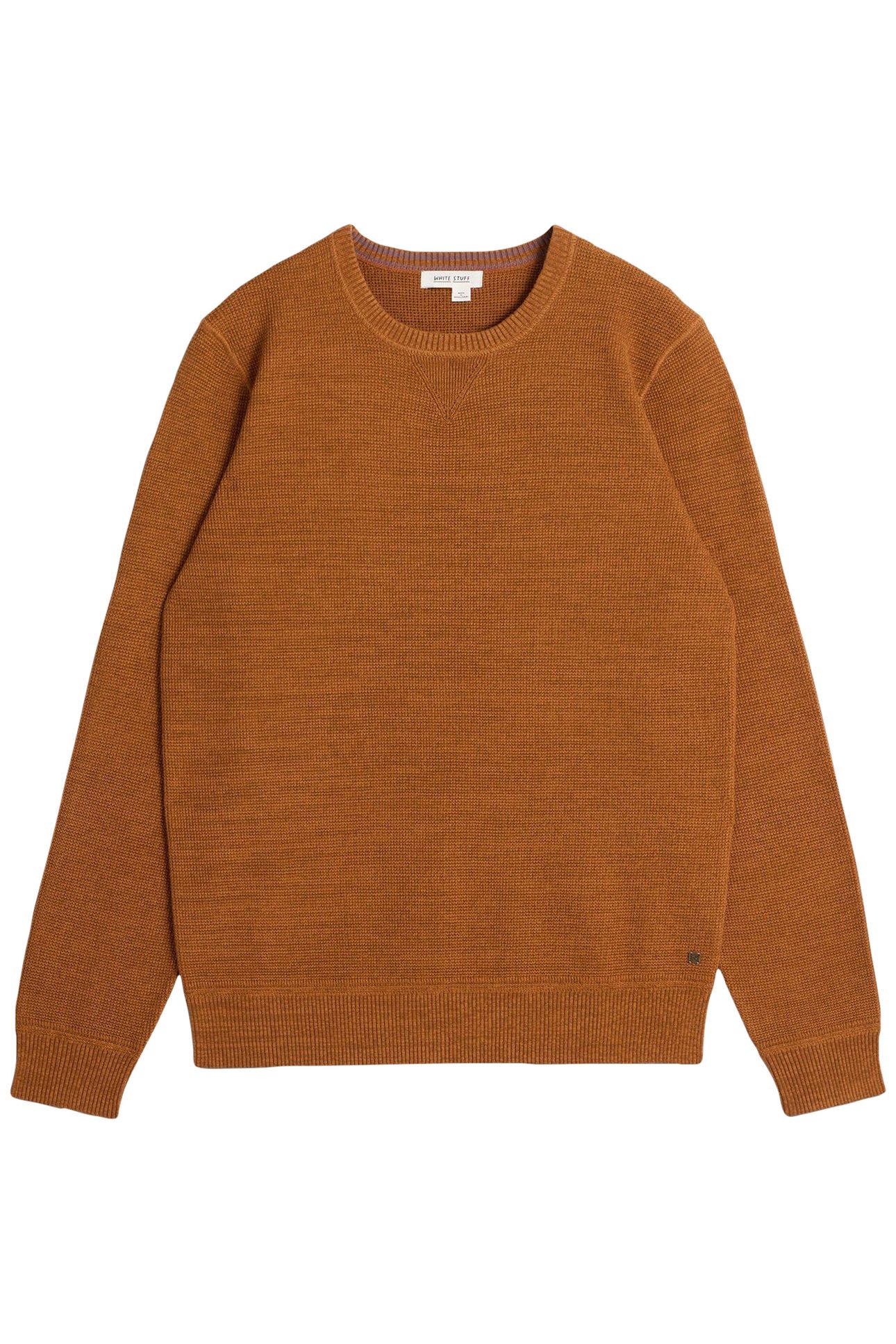 ATTADALE CREW NECK JUMPER DARK ORANGE 4