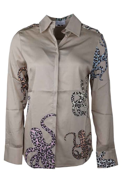 BLOUSE BEIGE WITH OCTOPUS BEIGE 1