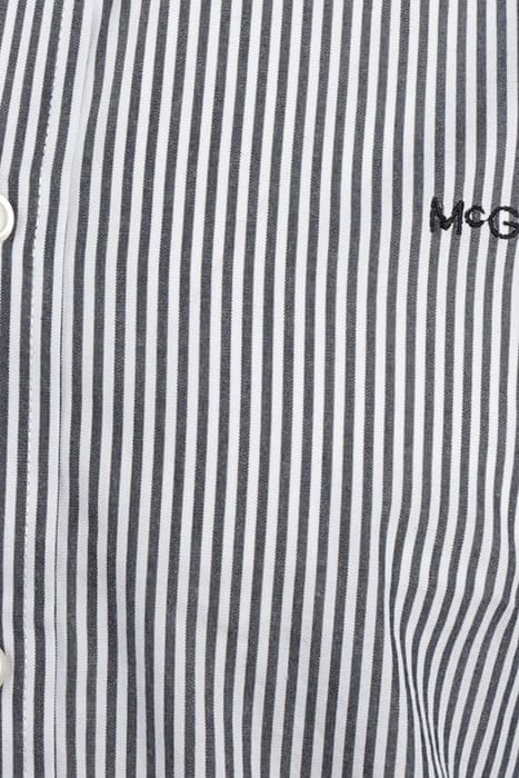STRIPED POPLIN SHIRT NAVY 9