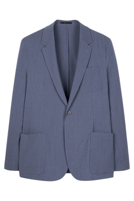 MENS 2 BTN PATCH POCKET JACKET INDIGO 4