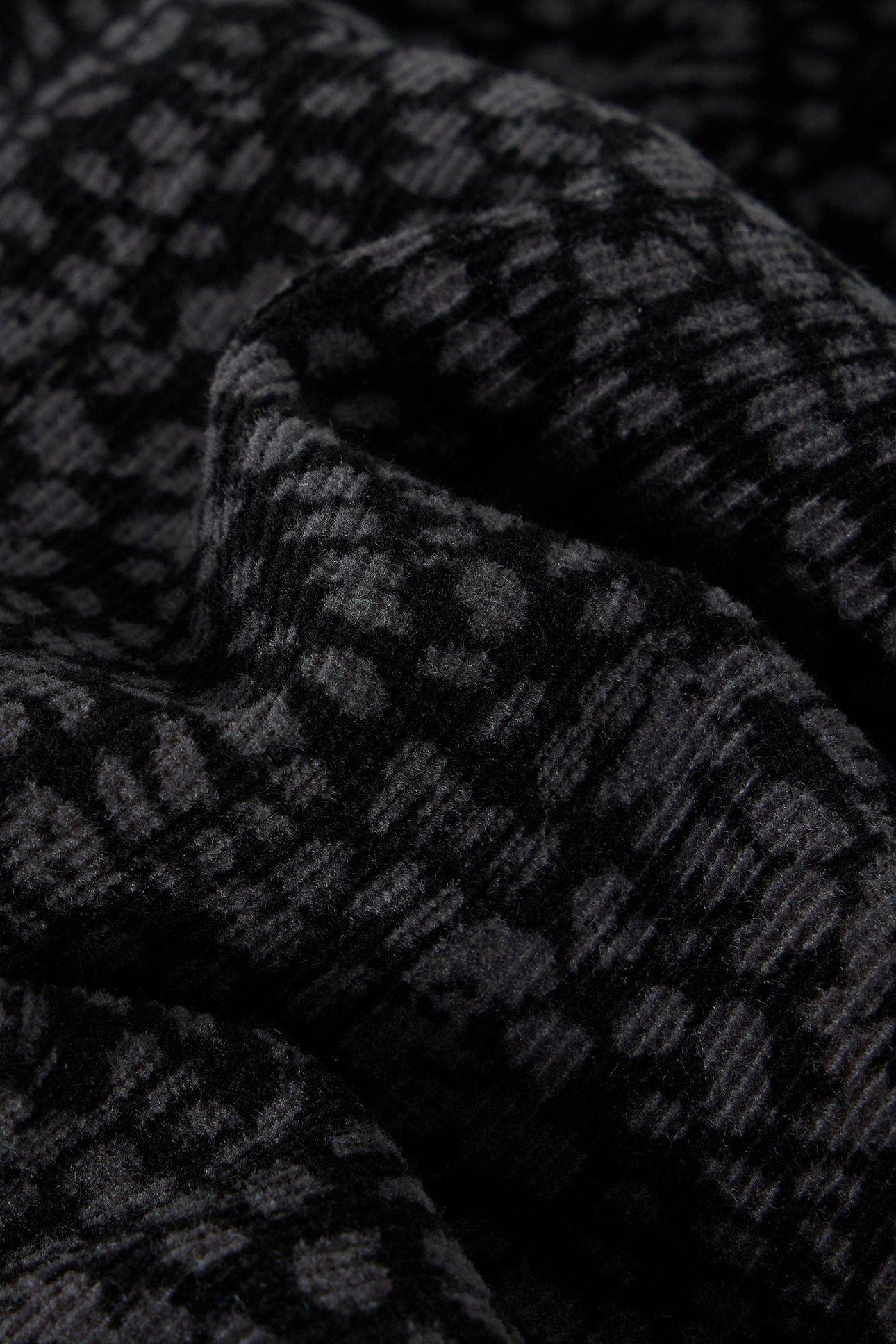 MELODY ORGANIC CORD SKIRT BLACK PRINT 6