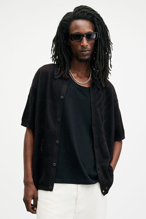 PALMA SS CARDIGAN BLACK 1
