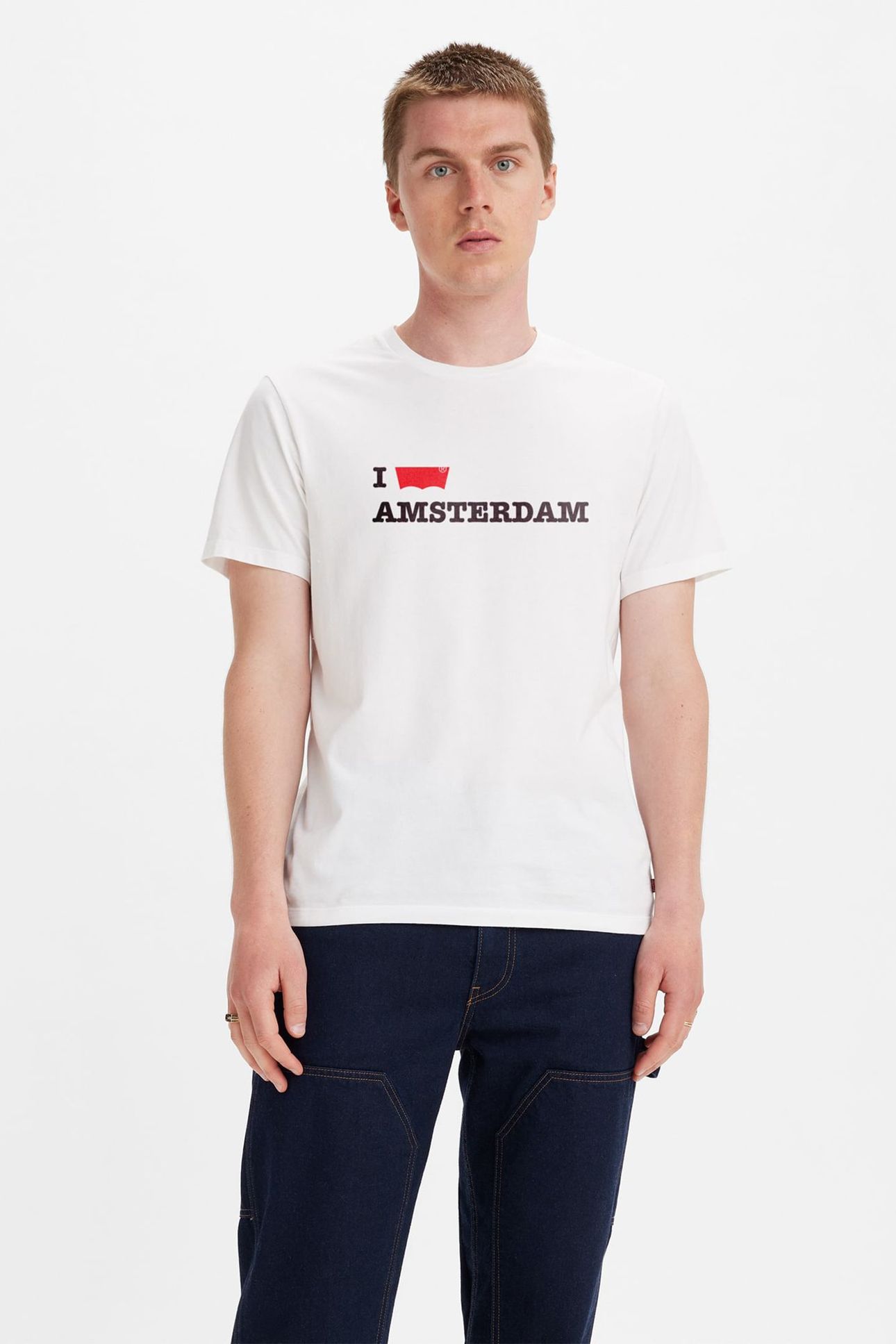 DESTINATION TEE LEVI AMSTERDAM WHITE GR 1