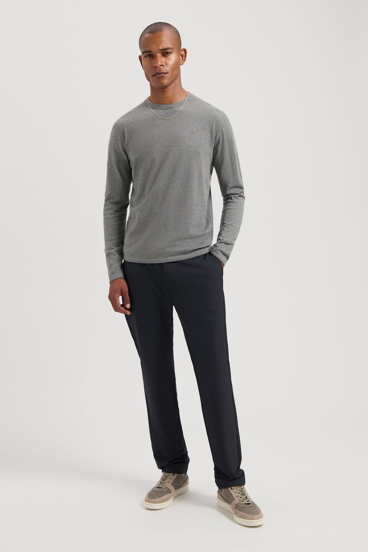 DS_GAGE CREWNECK GREY MELANGE 3
