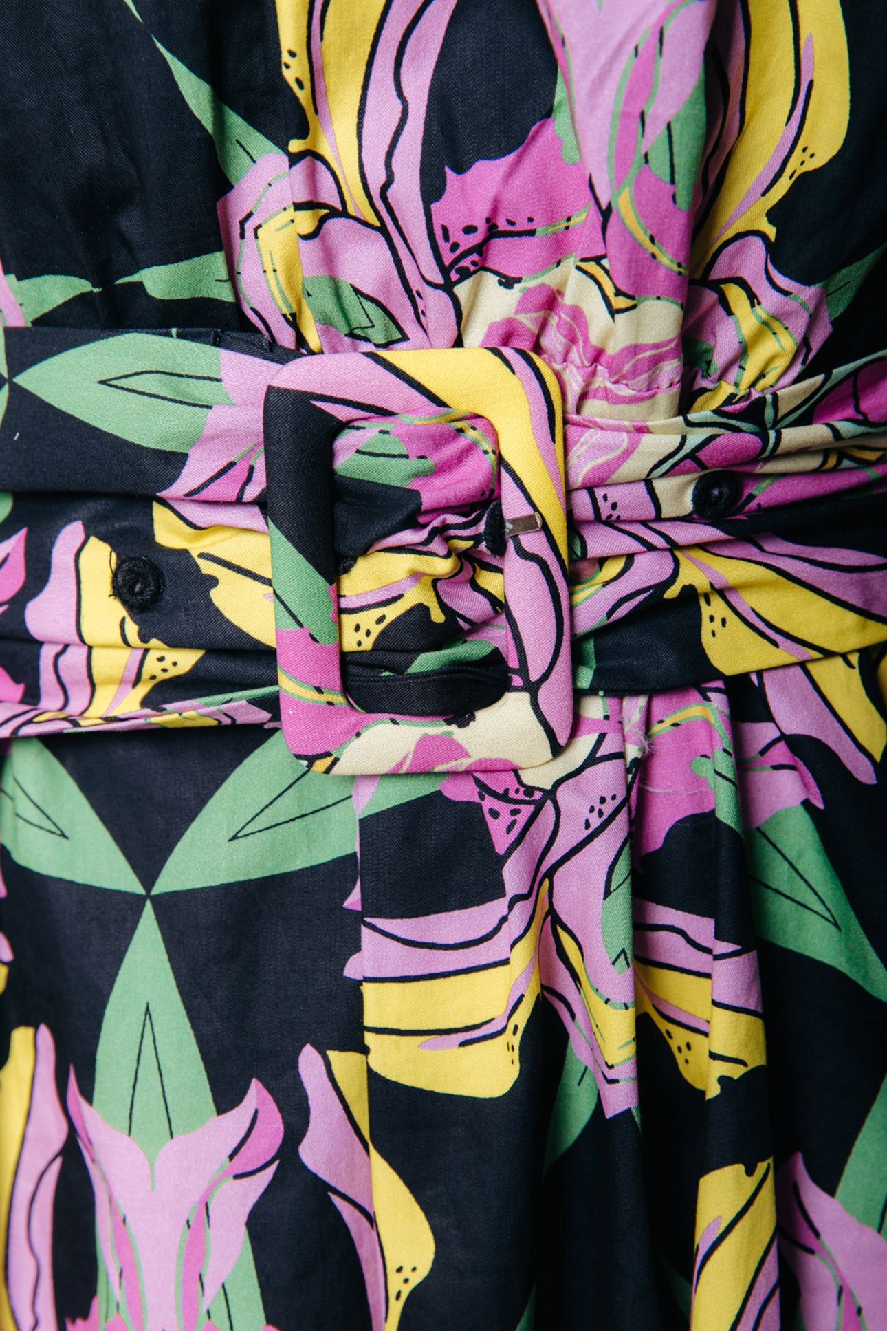 DAVINA GRAPHIC FLOWER MAXI DRESS LS CANDY PINK 8