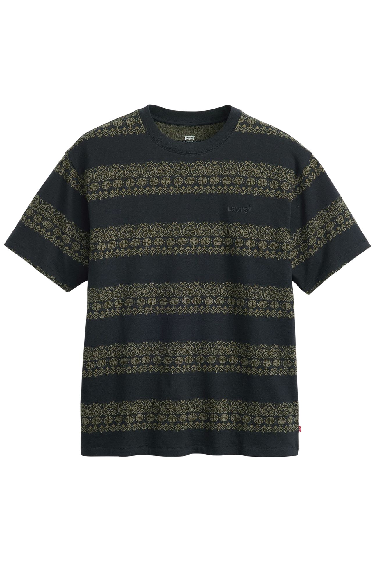 RED TAB VINTAGE TEE TRIPP GEO STRIPE JET 3