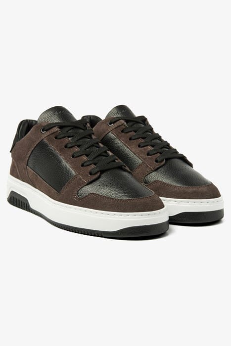 BASKET COURT (M) DK GREY SUEDE - BLACK 1