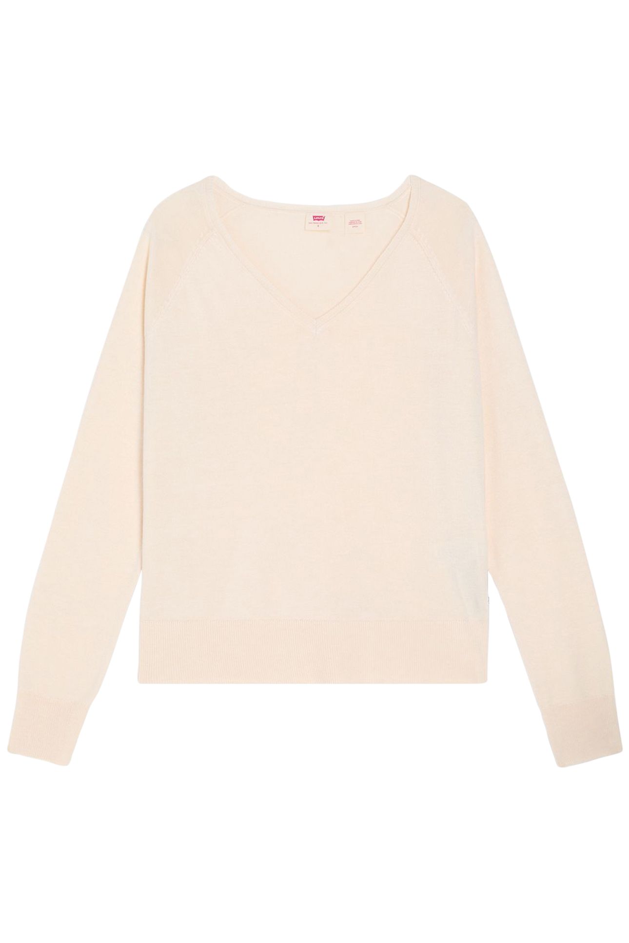 PETAL VNECK SWEATER WHITE SWAN TRIBLEND 3