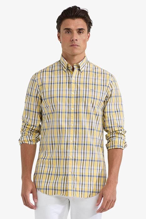 SUMMER CHECK SHIRT LEMON YELLOW 1