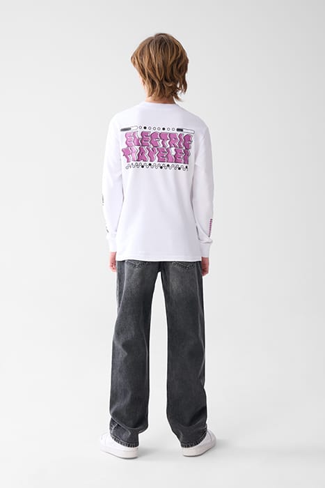BAM-SBELECTRIC T-SHIRT LS WHITE 3