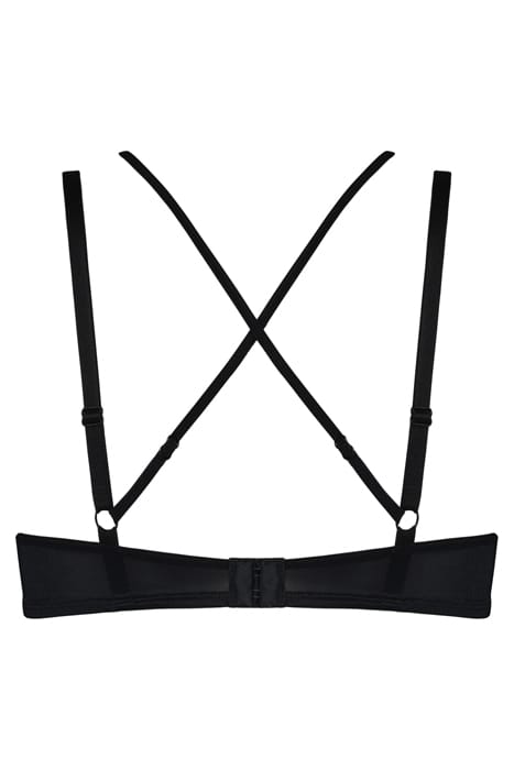 ROCK CITY BLACK PLUNGE BALCONY BRA 4