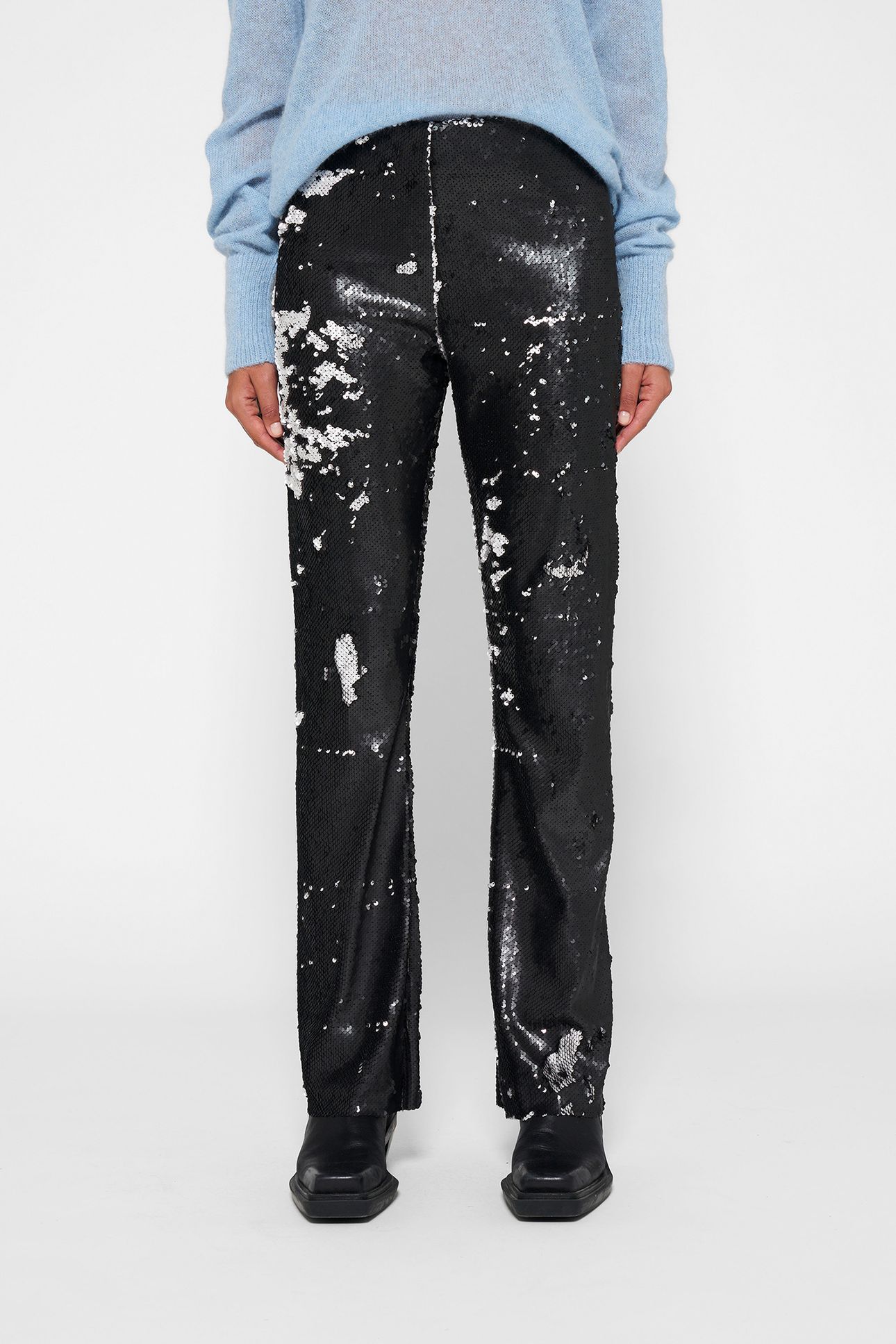 PANTS SEQUINS BLACK 1
