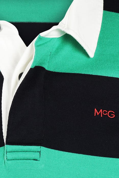 RUGBY 2 STRIPE MEDIUM GREEN 3