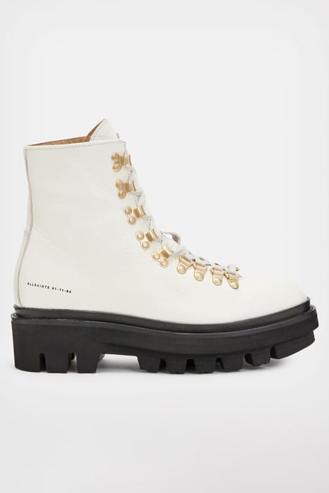 WANDA GLOSS BOOT WHITE 1
