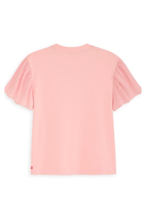 GIRL S&S DENIM GROUP STRETCH JERSEY/ SWISS DOT FASHION TOP L 2
