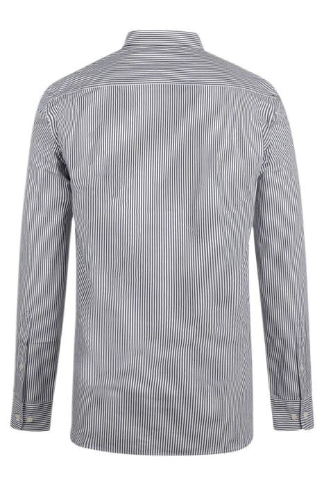STRIPED POPLIN SHIRT NAVY 5