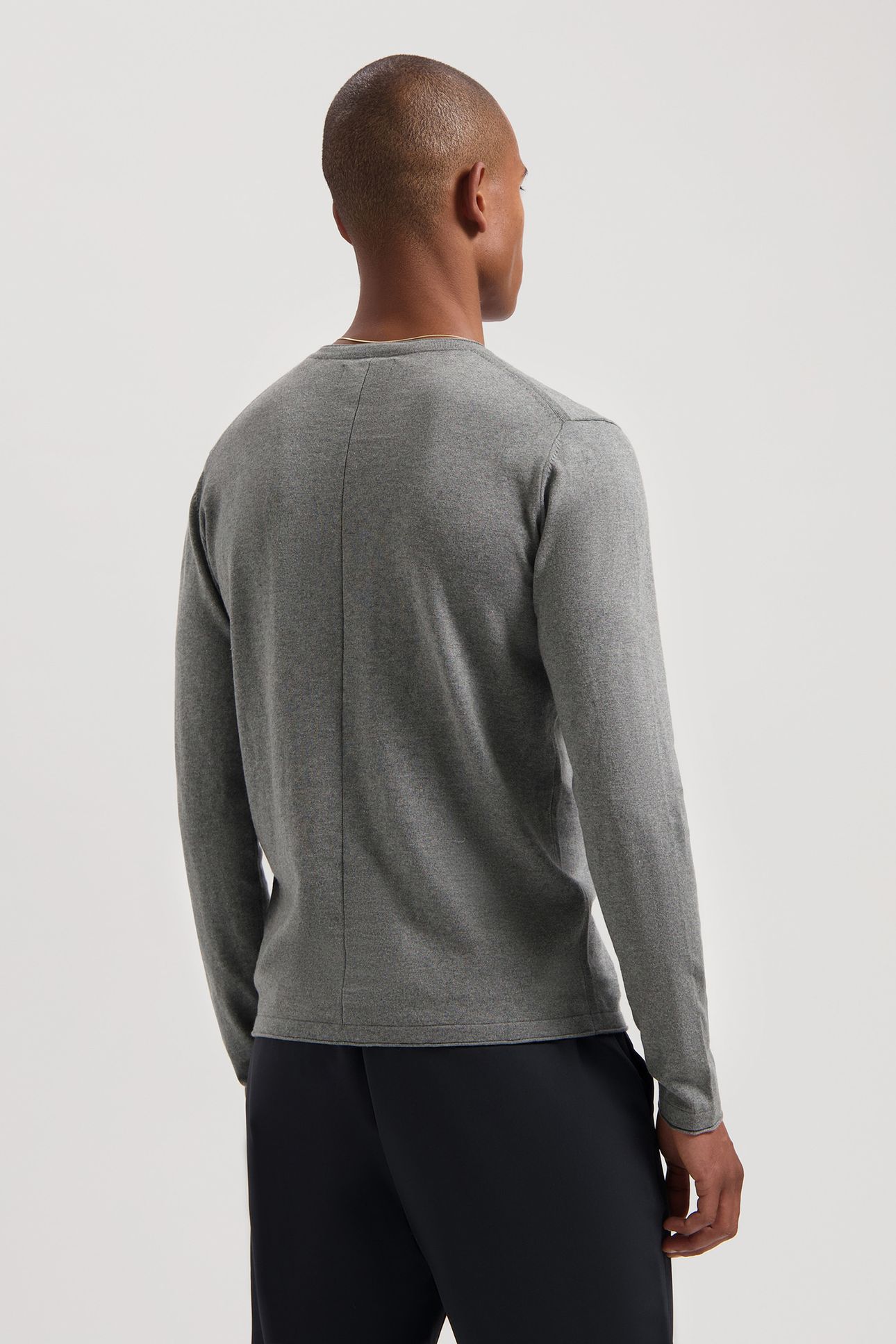 DS_GAGE CREWNECK GREY MELANGE 2