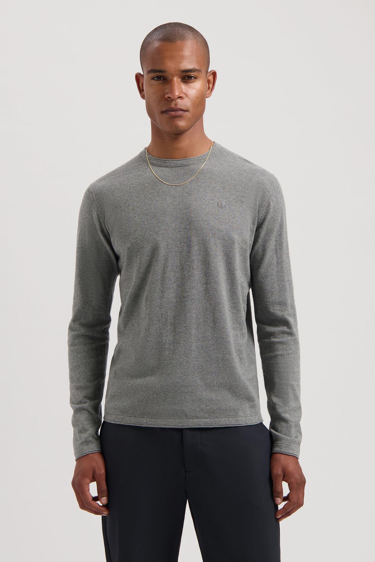 DS_GAGE CREWNECK GREY MELANGE 1