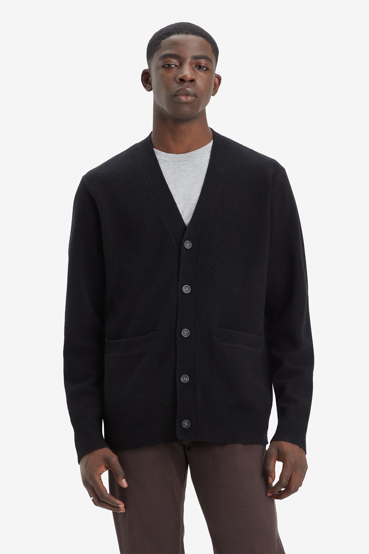 RICHMOND CARDIGAN PIRATE BLACK 1