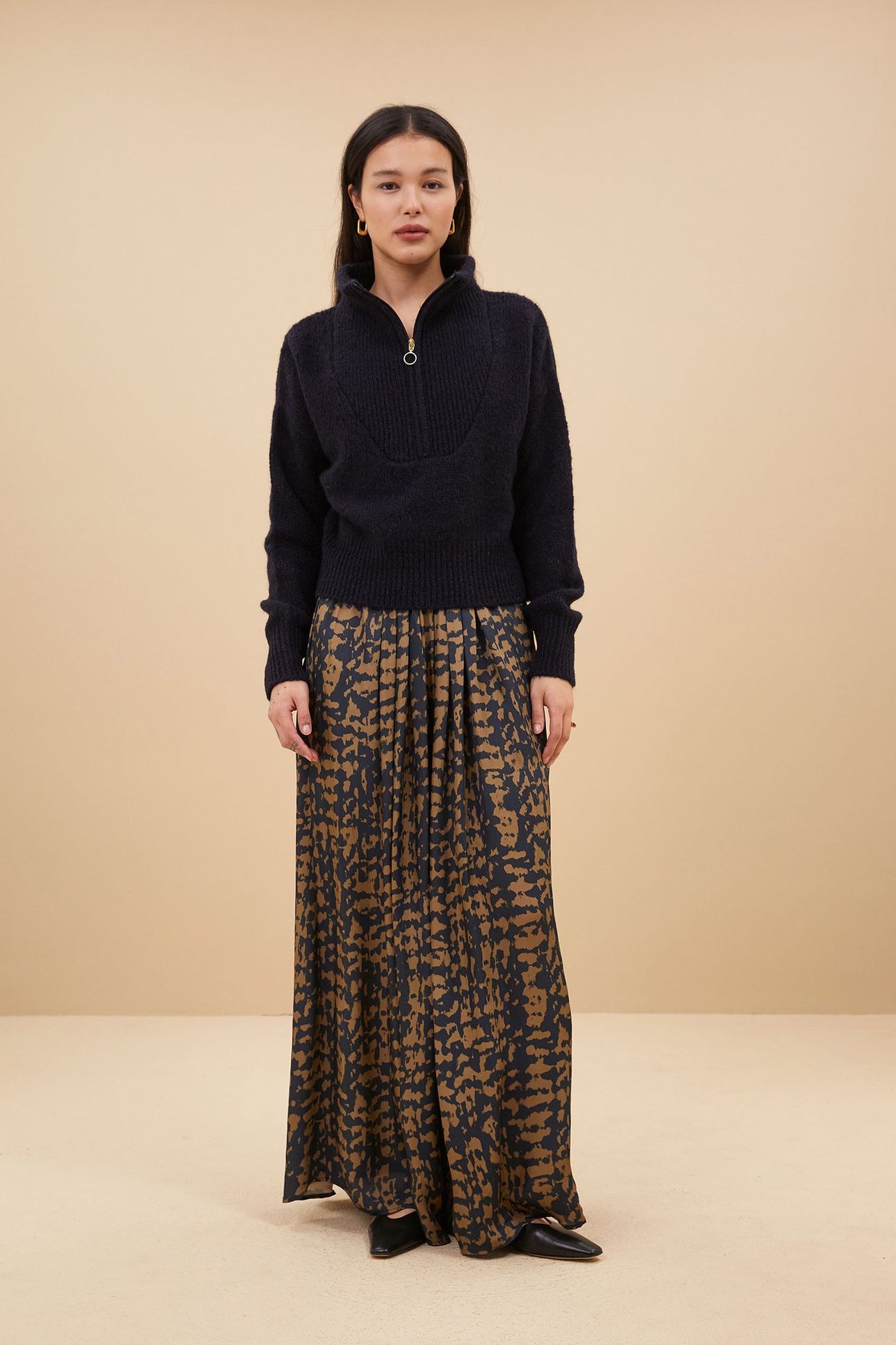 LIEN PAINTING SKIRT PAINTING PRINT 4