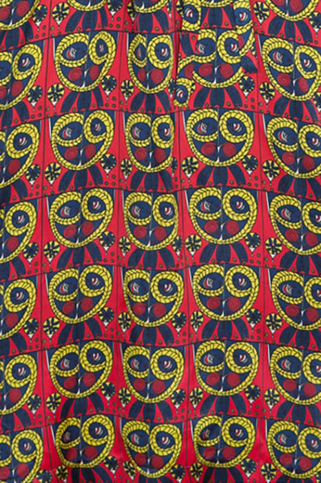 FLORA ROBE POLYESTER MASCARADE RED 2