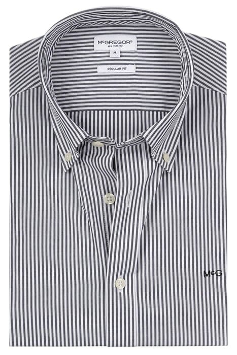 STRIPED POPLIN SHIRT NAVY 7