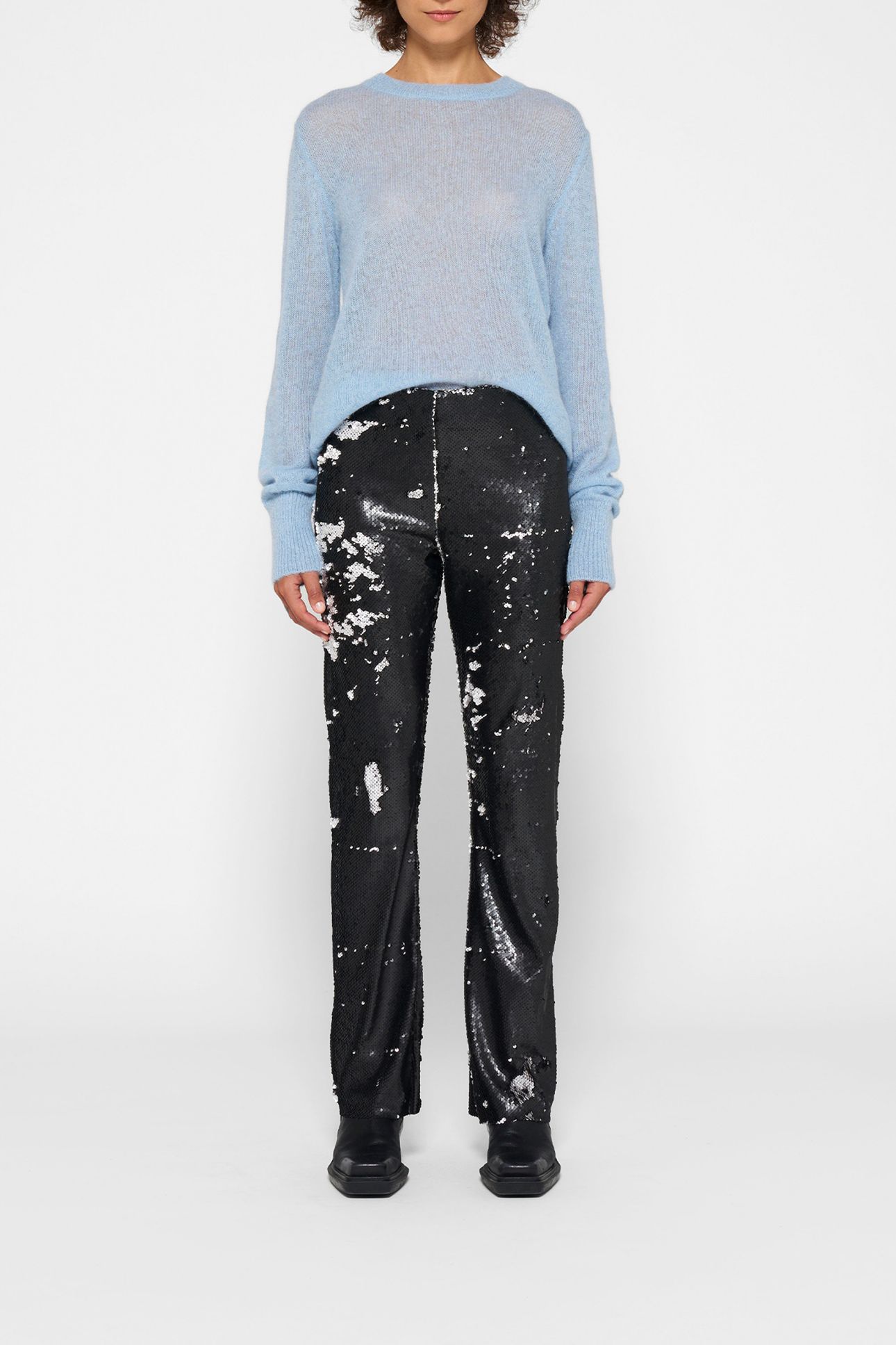 PANTS SEQUINS BLACK 2