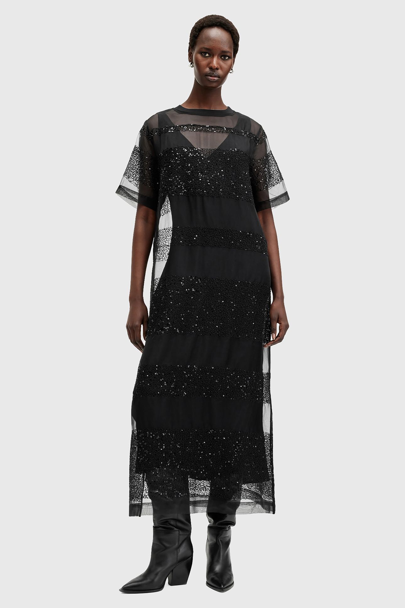 IZABELA MAXI DRESS BLACK 5