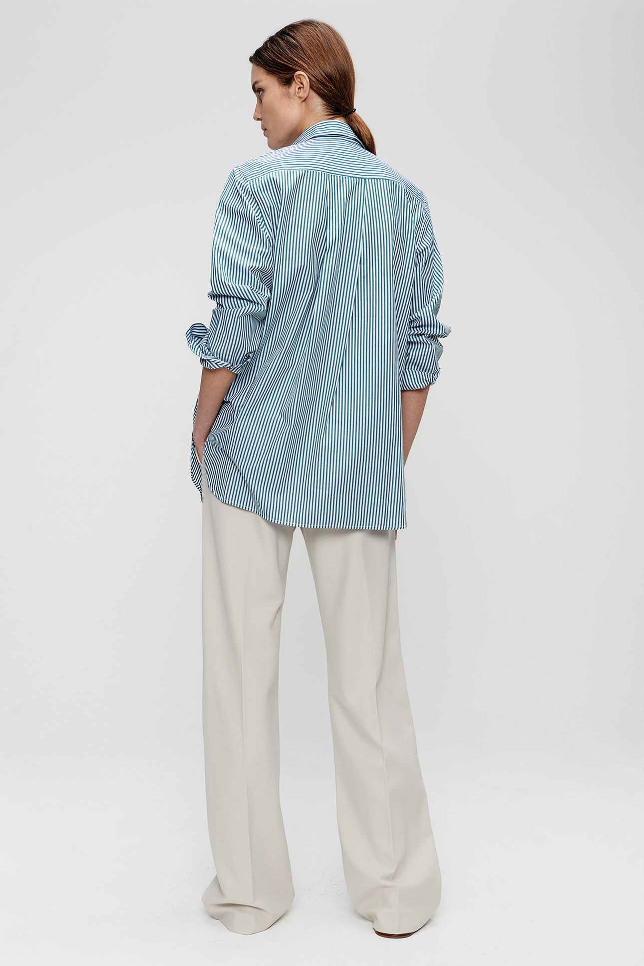 LONG POLO TOP SPRING GREEN 3