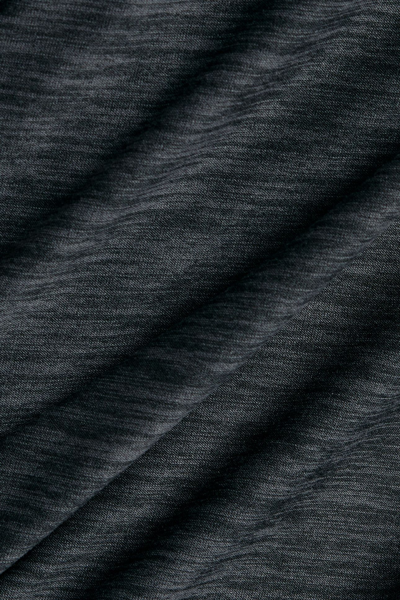 SPORTS 1/4 ZIP LONG SLEEVE TOP IN BLACK SPACE DYE 9