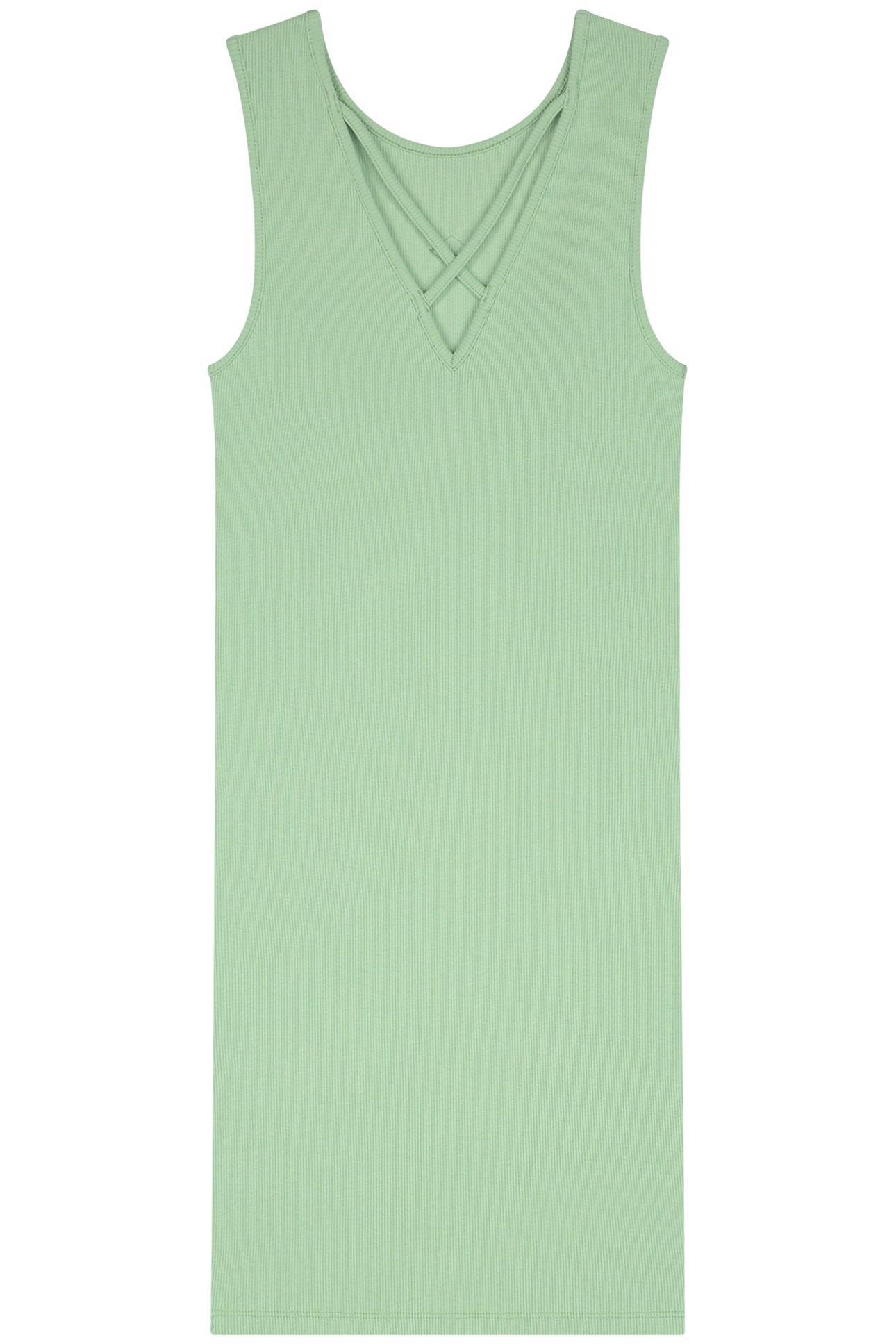 BELLA BACK RIB DRESS MINT 1