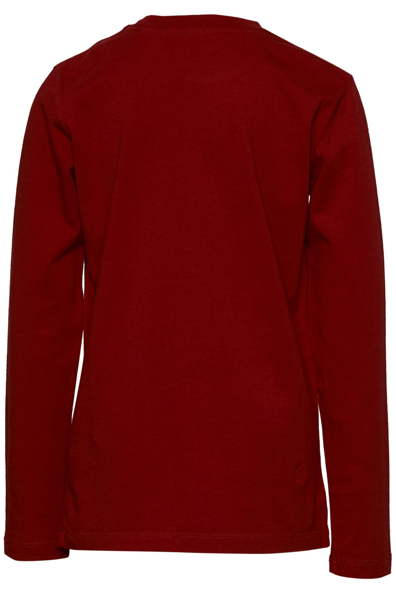 BASIC ROUND NECK T-SHIRT IN RED 2