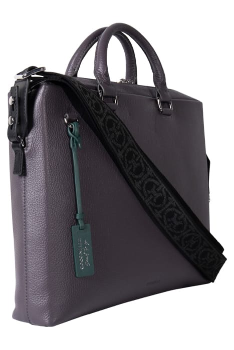MEDIUM WORK LAPTOP BAG WITH PRINTED STRAP 4