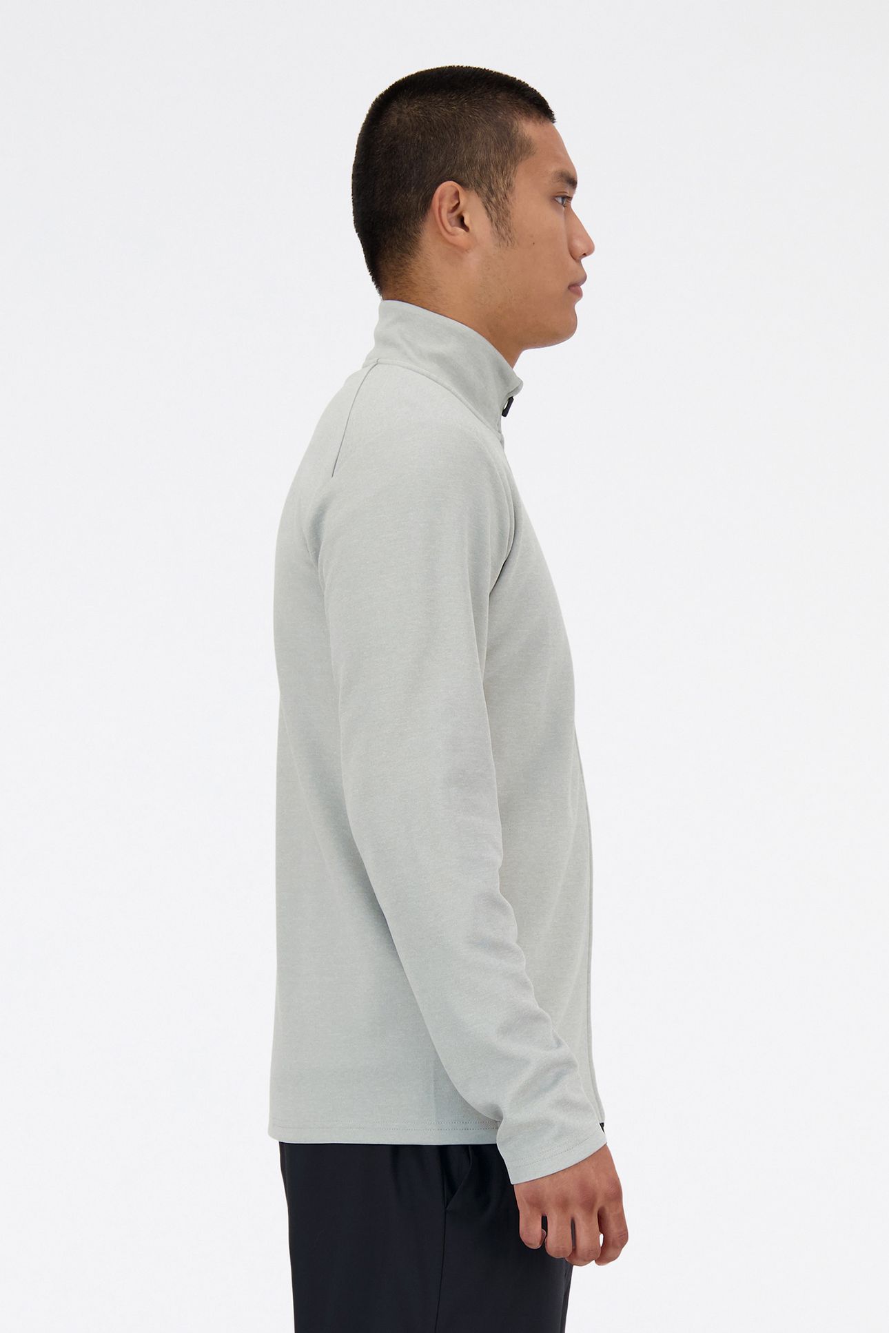 TECH KNIT FULL ZIP SPORTS JACKET IN GREY 3