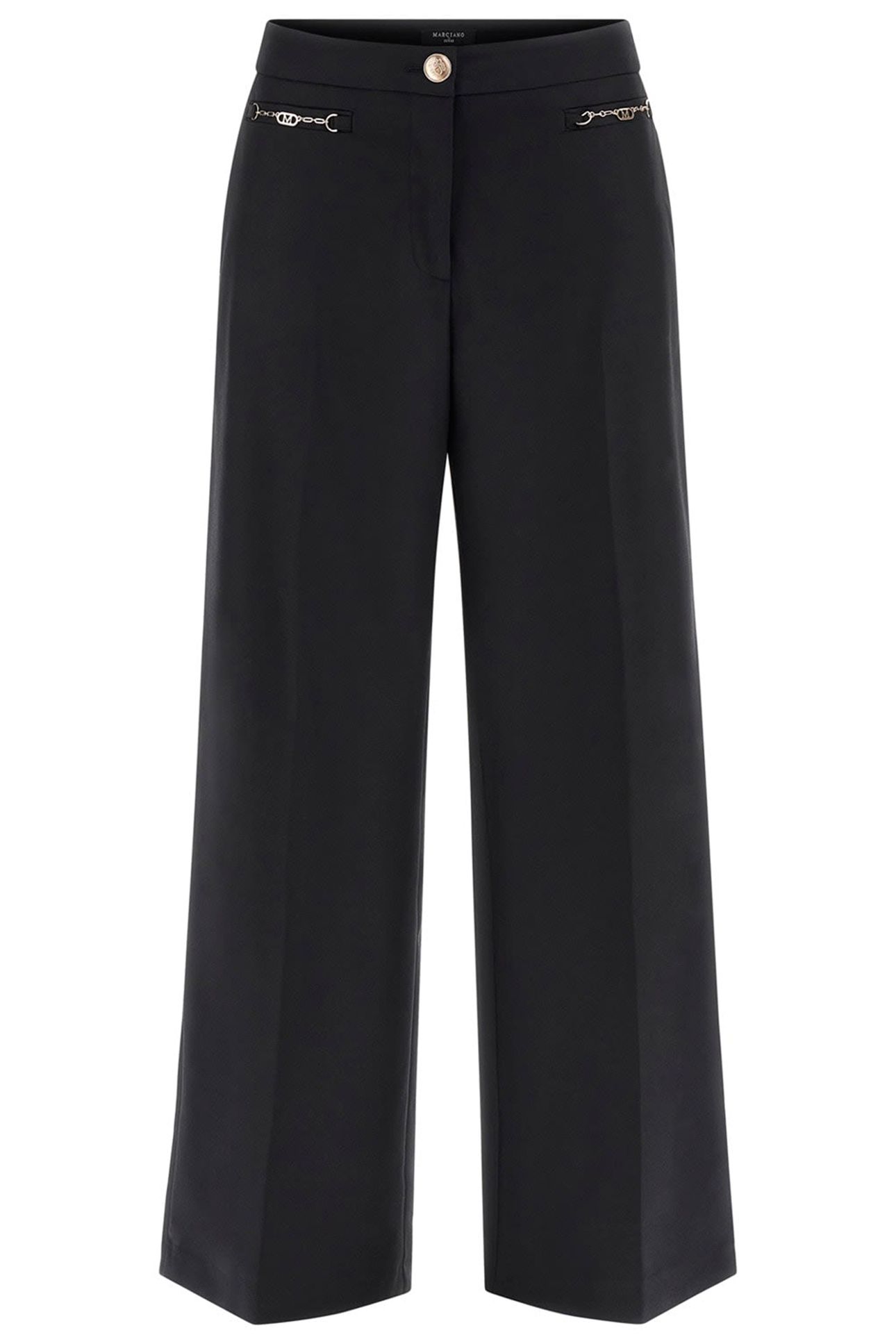 MARCIANO BY GUESS MAGDA STRAIGHT PANT JET BLACK 4