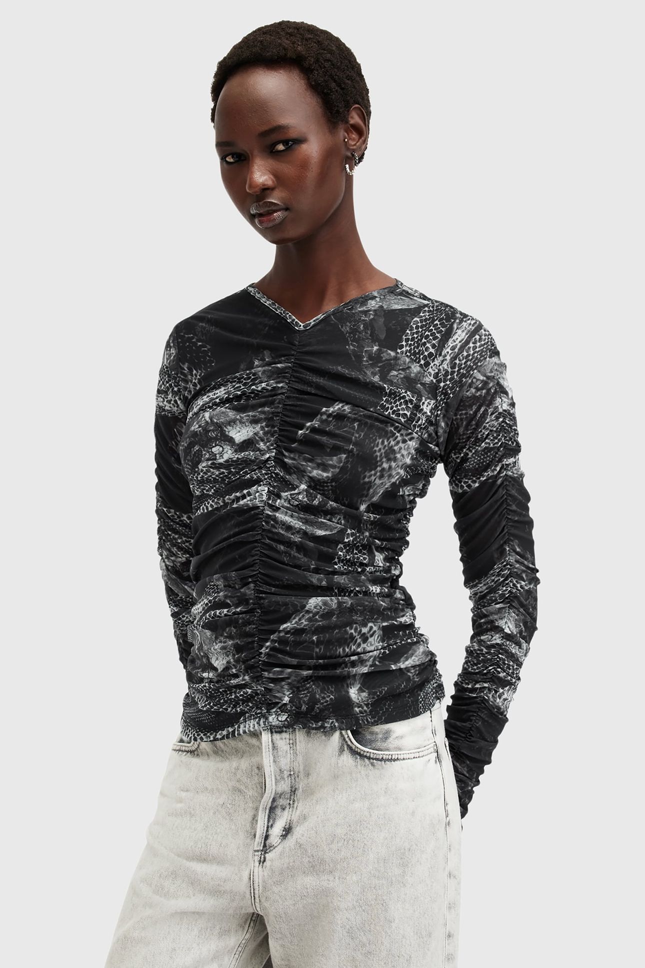 KEIKO MESH TOP EVOLVE SLATE GREY 1