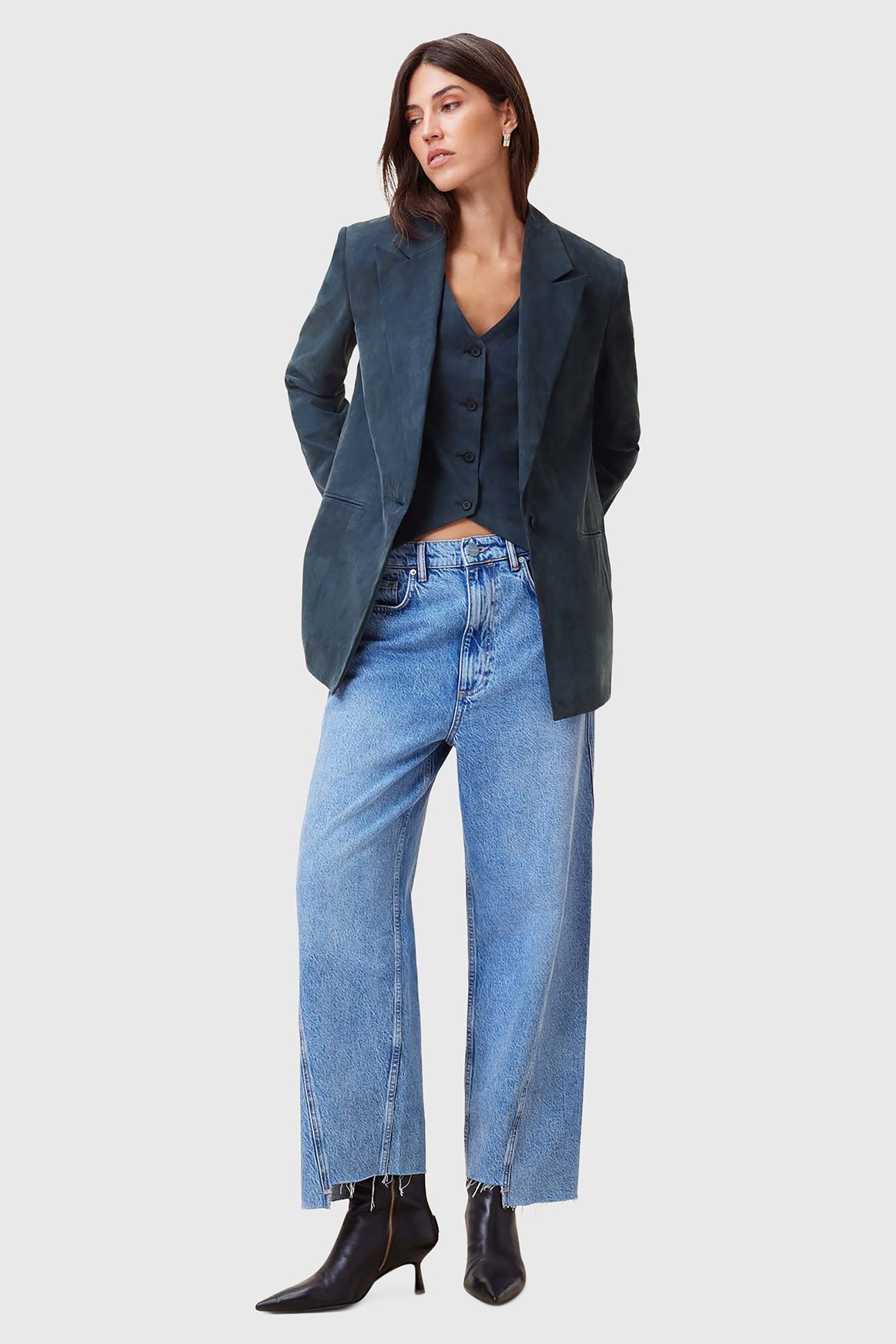 AVERIE TEN BLAZER BLUEBERRY BLUE 5