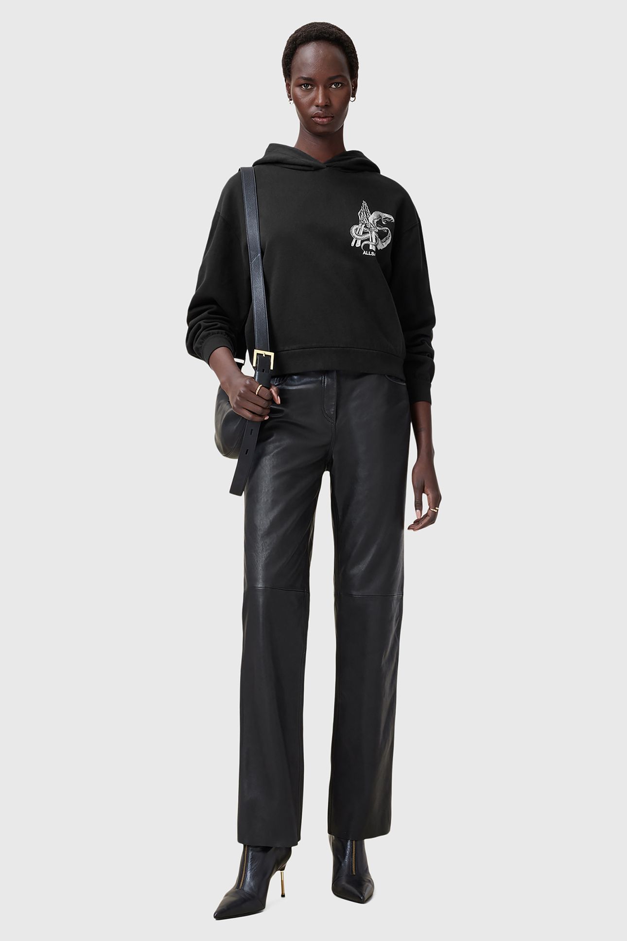 PIPPA ASP HOODY WASHED BLACK 5