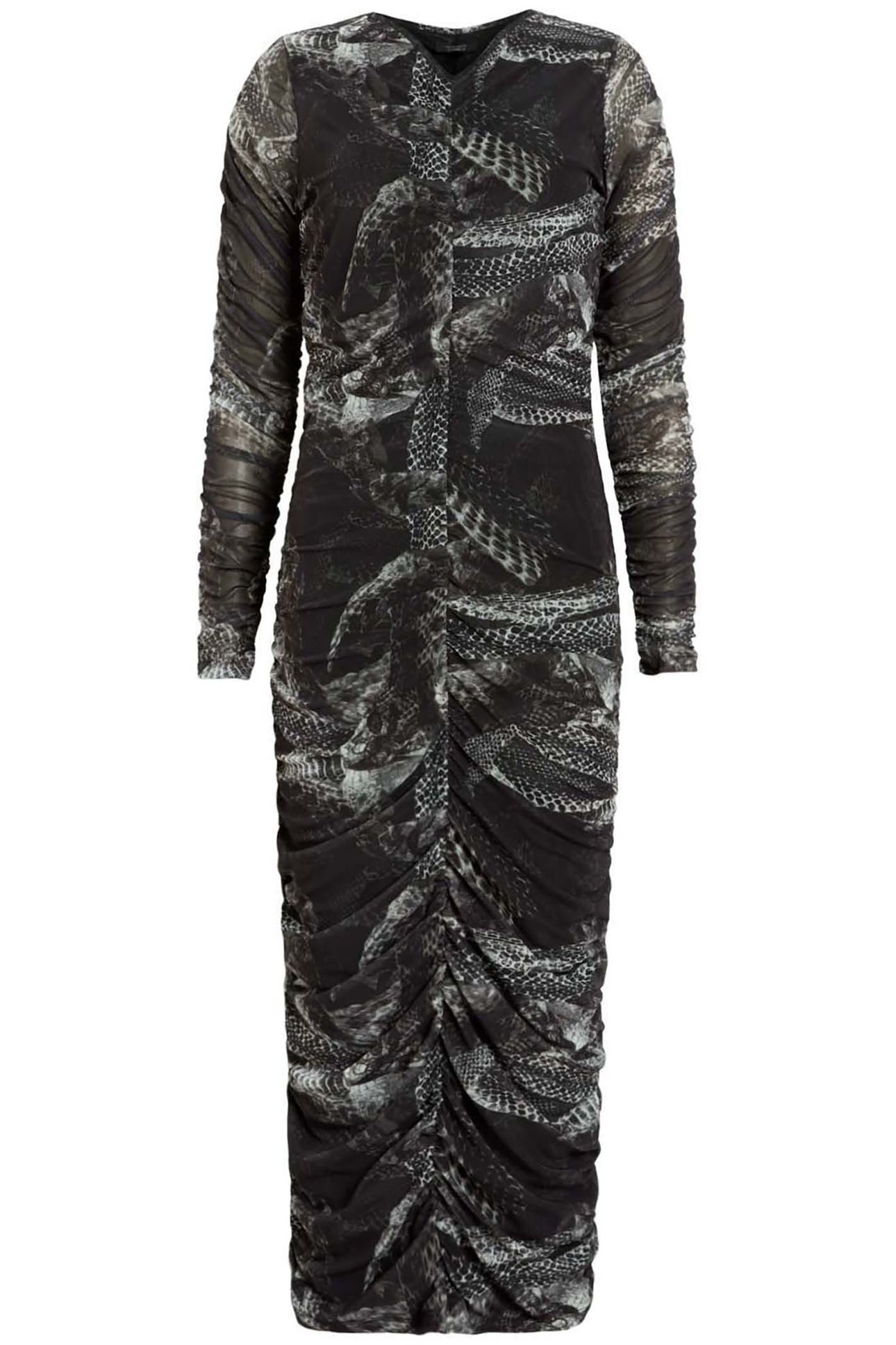 KEIKO MESH DRESS EVOLVE SLATE GREY 3