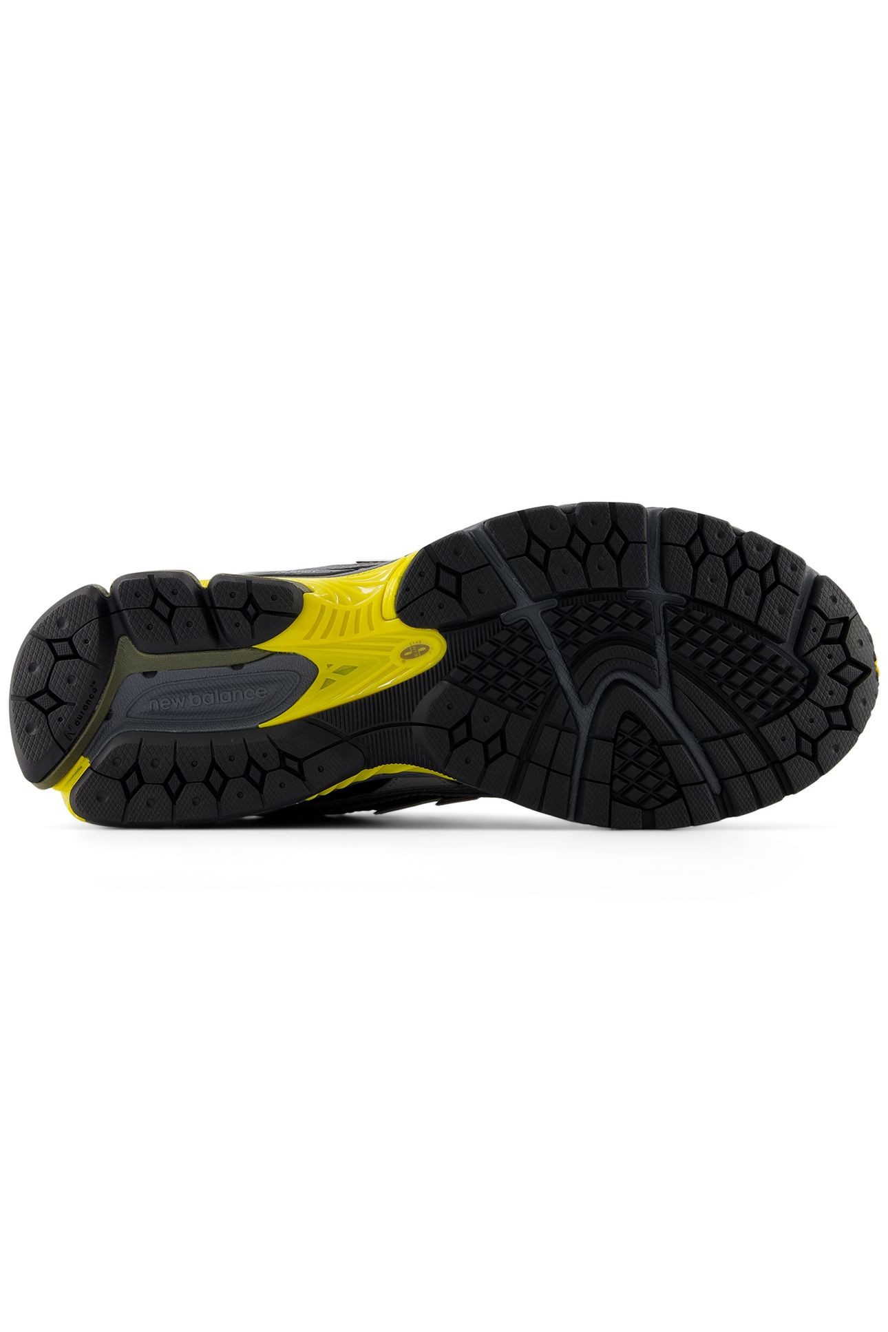 M1906NA SNEAKERS IN CASTLEROCK GREY & YELLOW 4